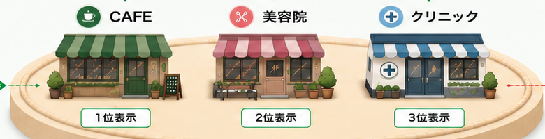 比較の土俵に上がっている店舗